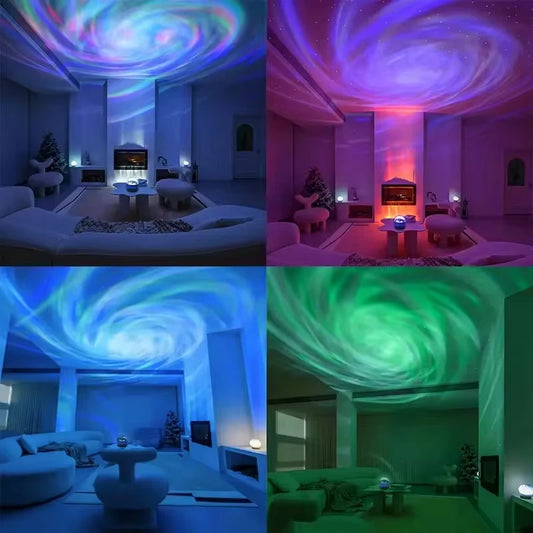 LED Galaxy Sky Projector – Colorful Starry Night Light for Bedroom & Parties