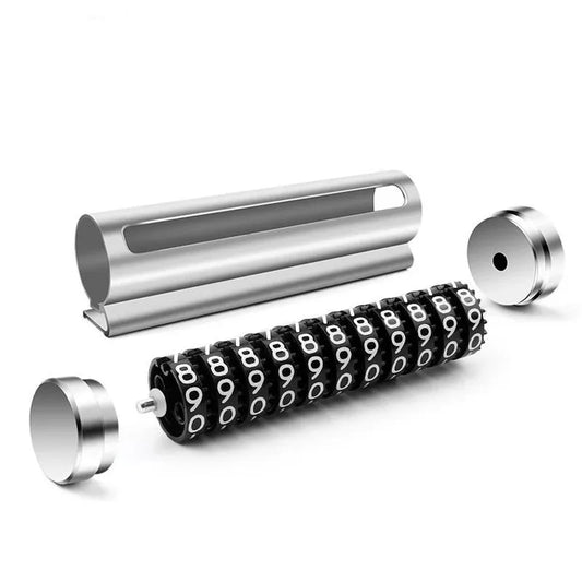 Metal Car Temporary Parking Card – Rotatable Number Plate