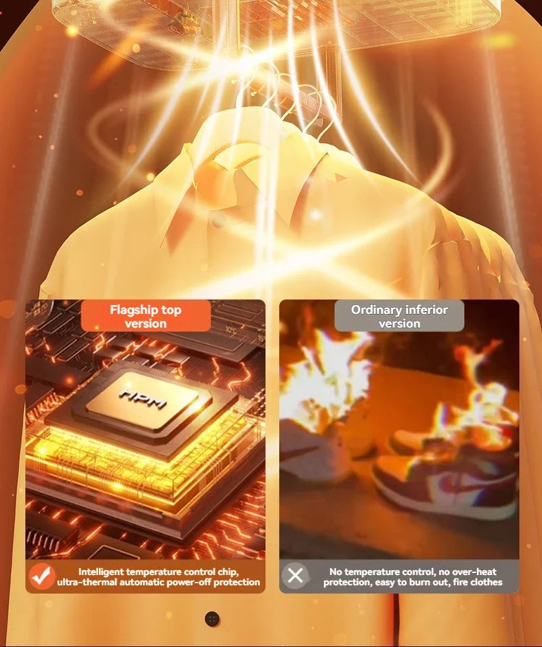 Mini Foldable Electric Dryer – Fast, Intelligent & Portable