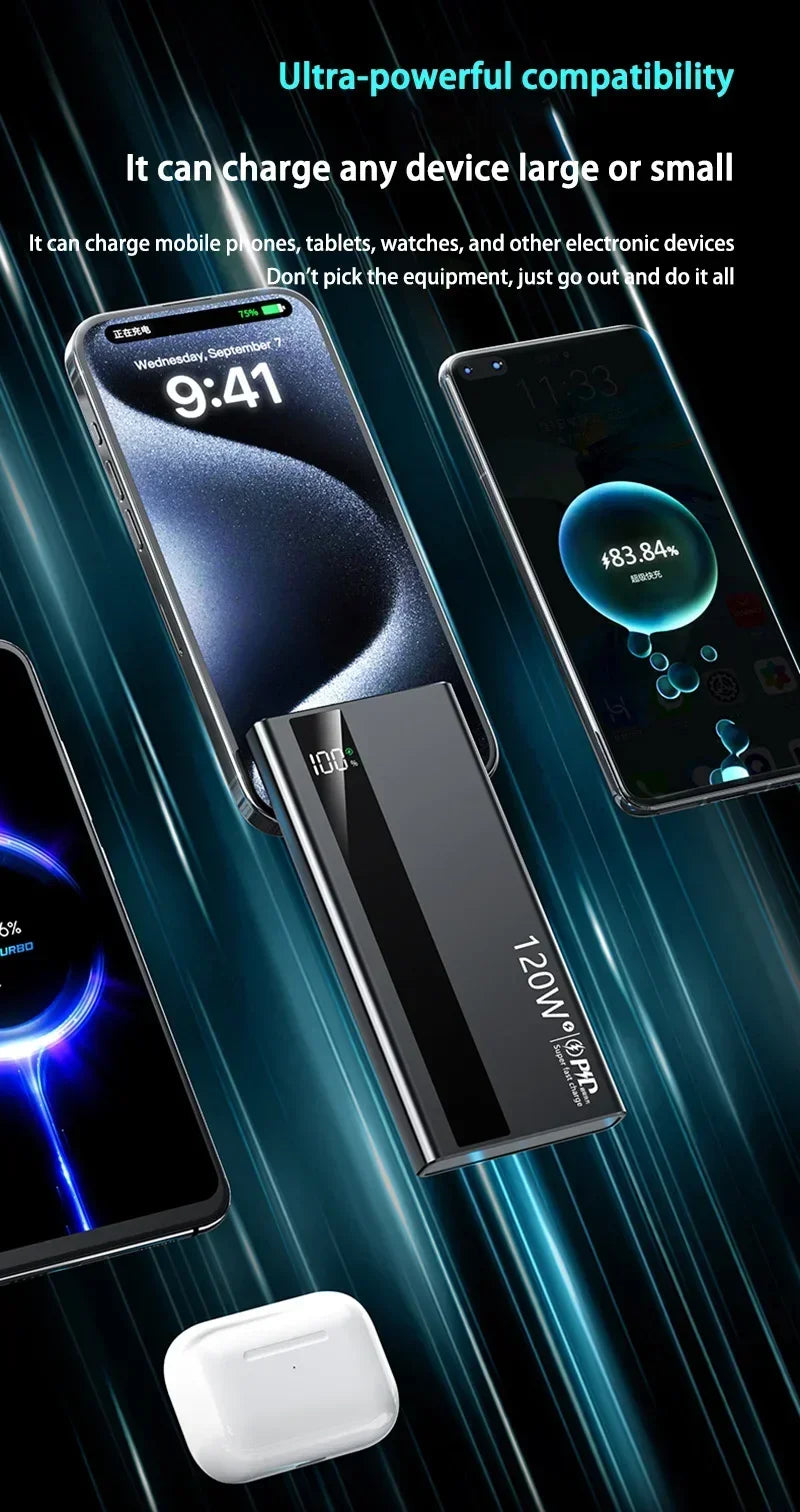 Xiaomi 200000mAh 120W High-Speed Power Bank – Universal Fast Charging