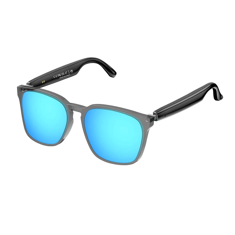 AI Translation Smart Glasses – Bluetooth Audio & Anti-Blue Driving Sunglasses