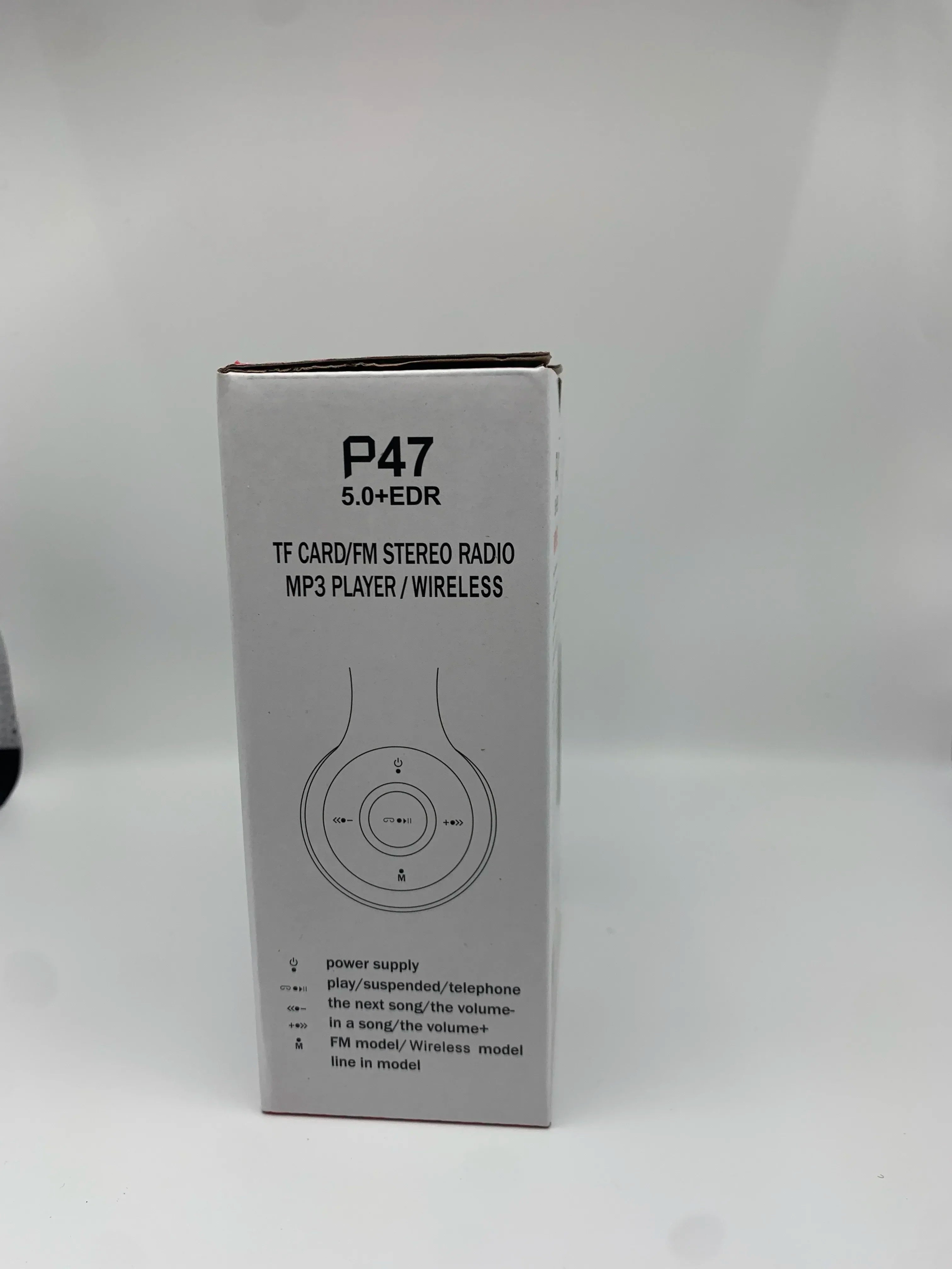 P47 Wireless Bluetooth Headphones – Noise Cancelling Stereo with Mic