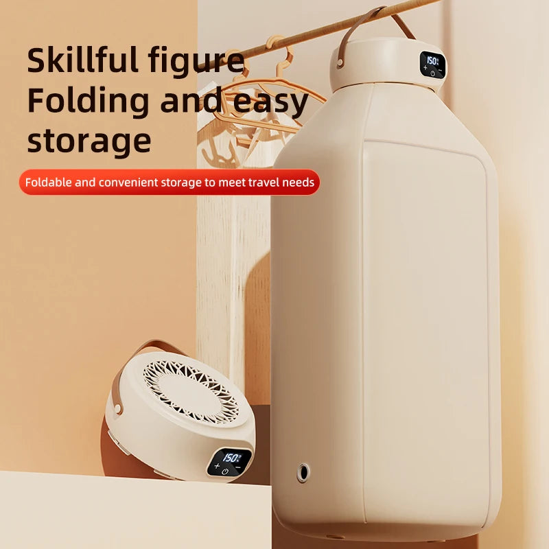 Portable Foldable Electric Mini Dryer – Fast, Low-Noise Clothing Care