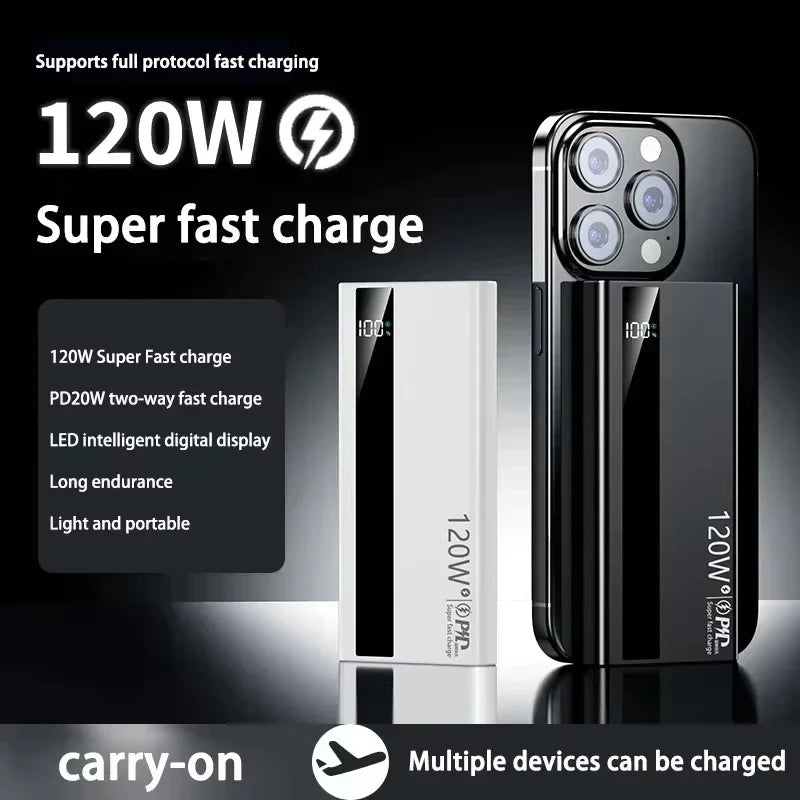 Xiaomi 200000mAh 120W High-Speed Power Bank – Universal Fast Charging