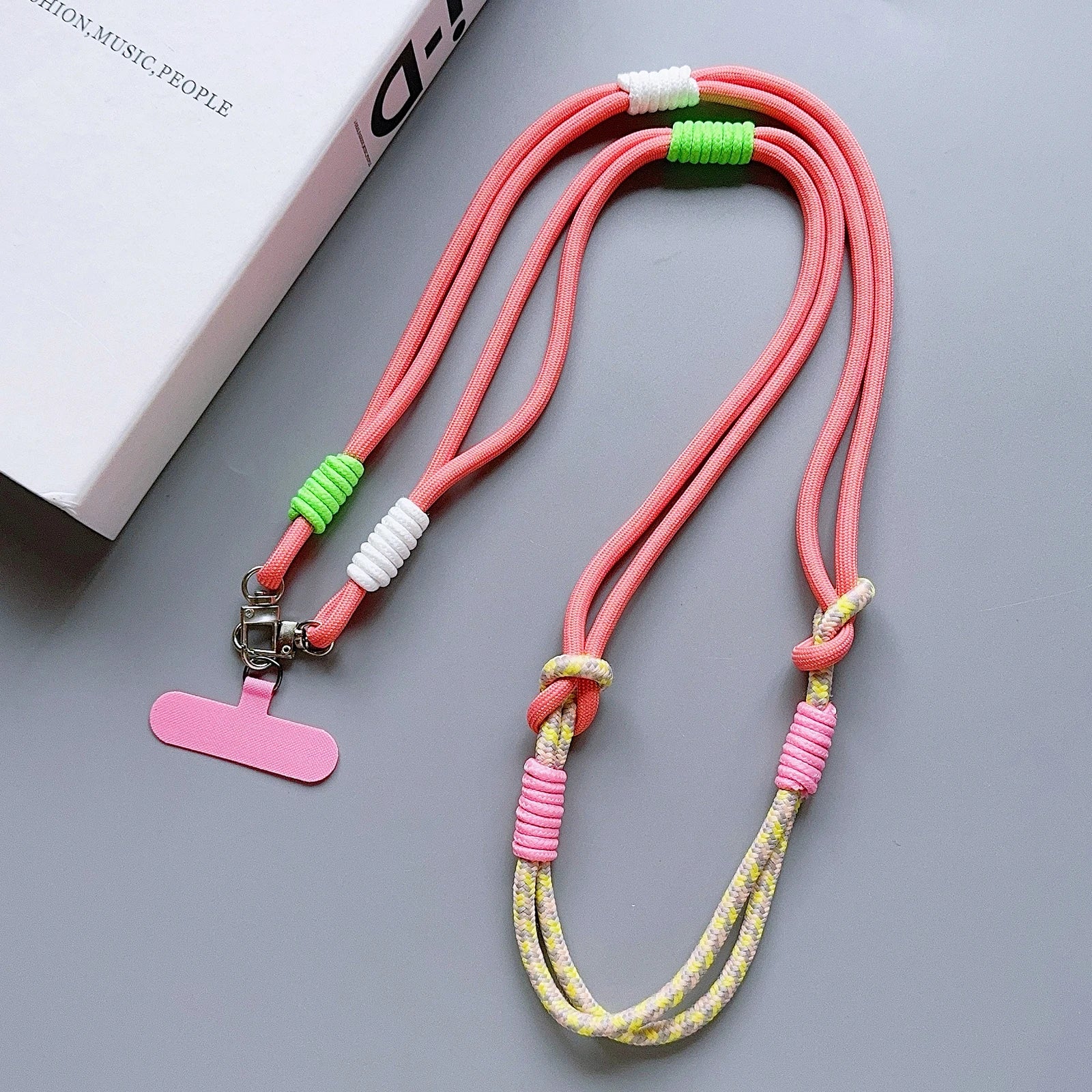 Personalized Double-Color Phone Lanyard – Universal Long Shoulder Strap
