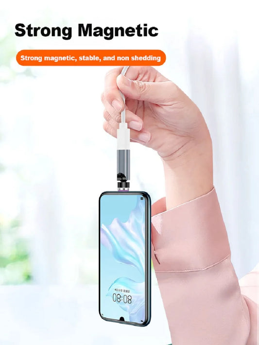 540° Rotating Magnetic PD 5A Fast Charging Type-C Cable