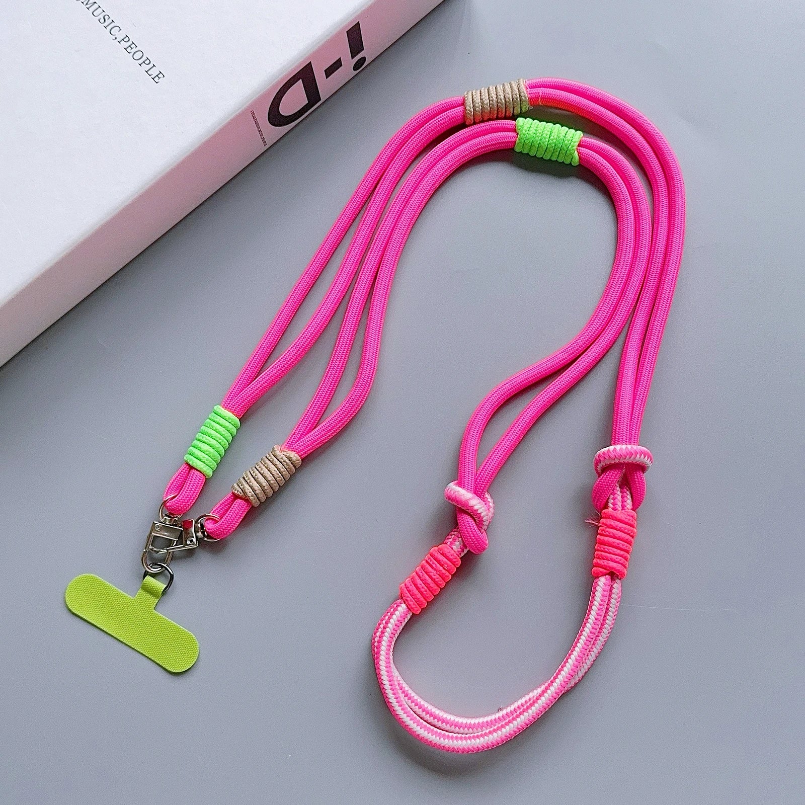 Personalized Double-Color Phone Lanyard – Universal Long Shoulder Strap