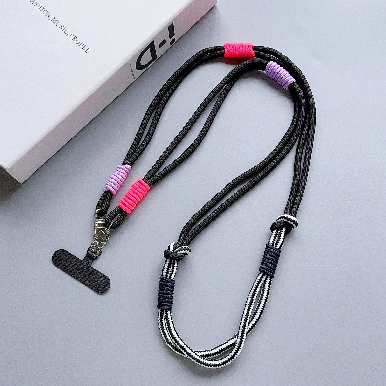 Personalized Double-Color Phone Lanyard – Universal Long Shoulder Strap