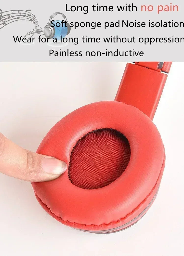 P47 Wireless Bluetooth Headphones – Noise Cancelling Stereo with Mic