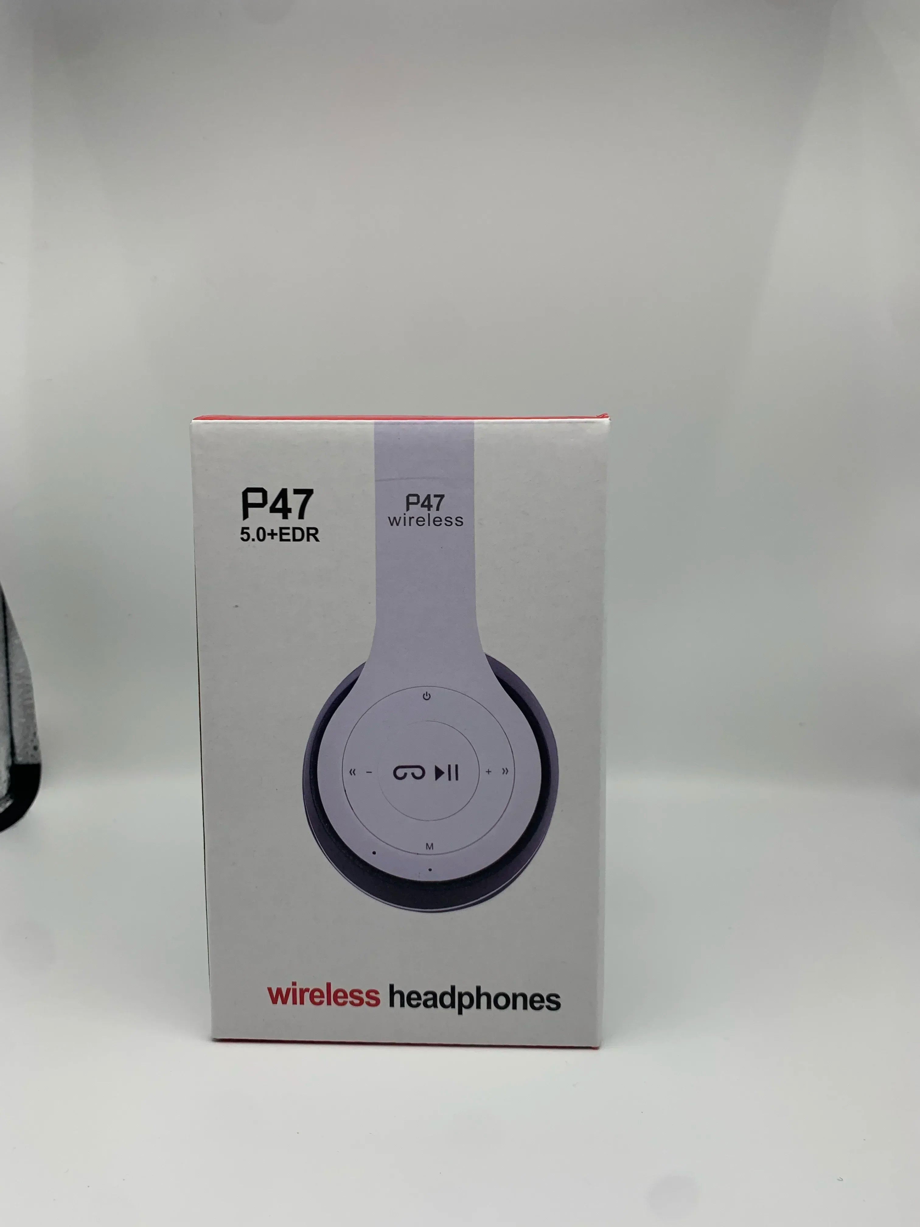 P47 Wireless Bluetooth Headphones – Noise Cancelling Stereo with Mic