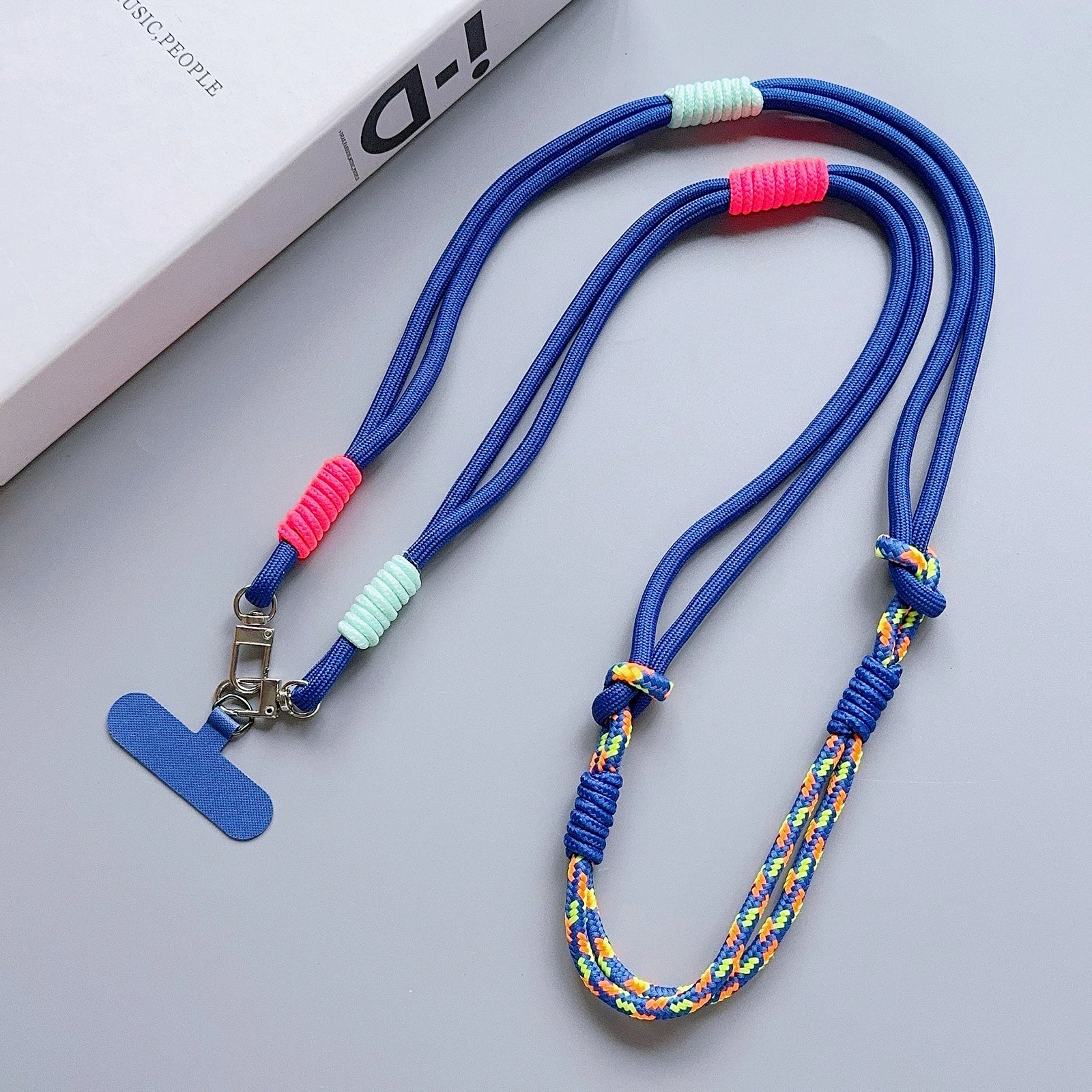 Personalized Double-Color Phone Lanyard – Universal Long Shoulder Strap
