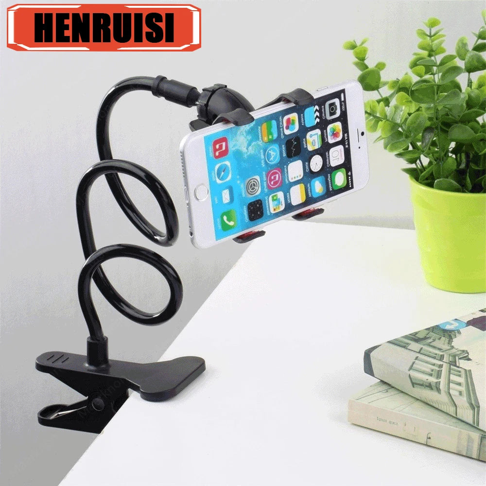 360° Lazy Phone Stand Bracket – Strong Grip Holder for iPhone, Samsung & Tablets