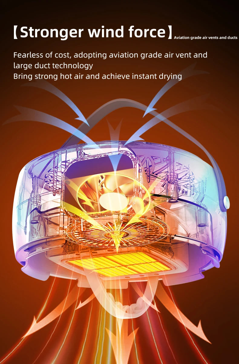 Portable Foldable Electric Mini Dryer – Fast, Low-Noise Clothing Care