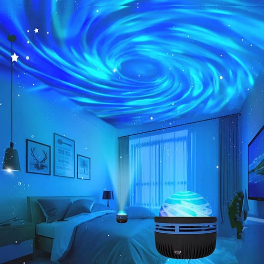 LED Galaxy Sky Projector – Colorful Starry Night Light for Bedroom & Parties
