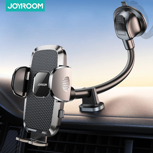360° Rotating Car Phone Holder – 9in Flexible Long Arm, Universal Mount