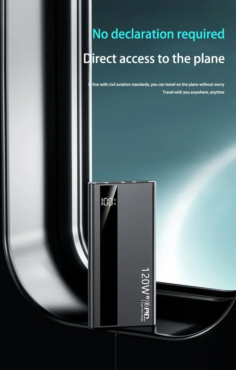 Xiaomi 200000mAh 120W High-Speed Power Bank – Universal Fast Charging