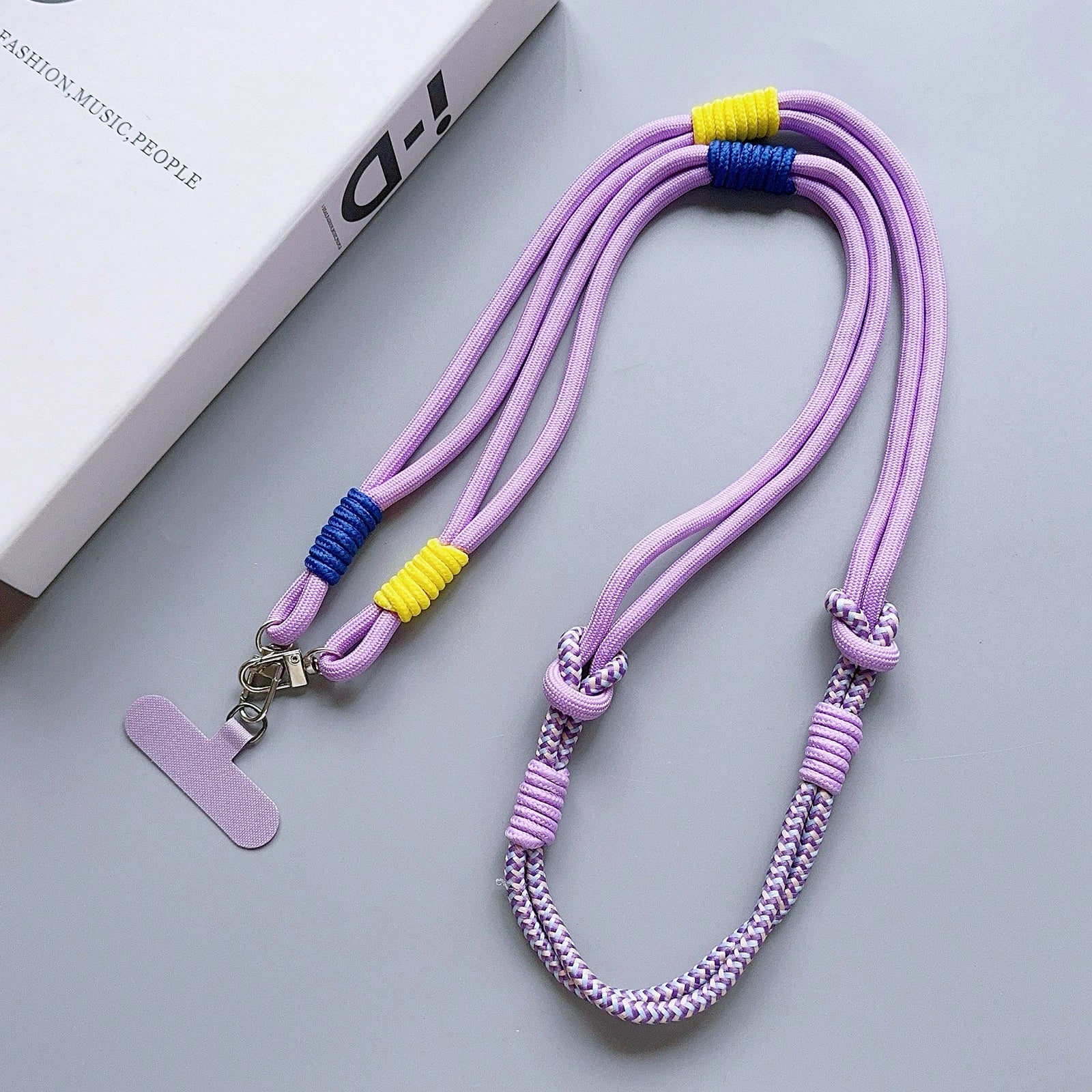 Personalized Double-Color Phone Lanyard – Universal Long Shoulder Strap
