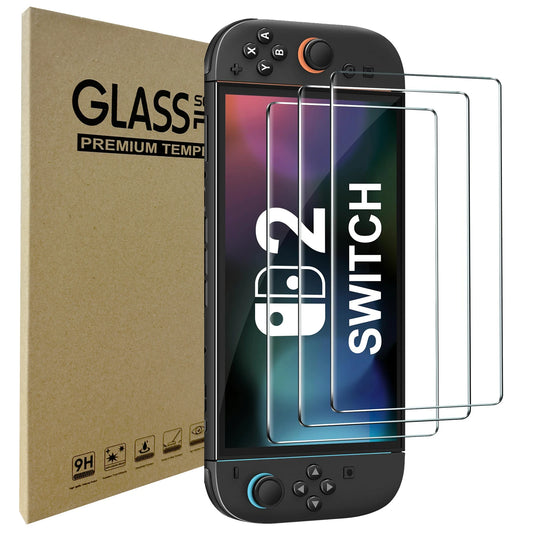 Tempered Glass Screen Protector for Nintendo Switch 2 (2025) – HD Clear & Anti-Scratch