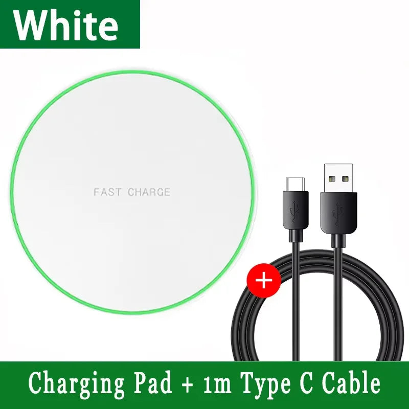 Fast Wireless Charging Pad – Stand for iPhone & Samsung