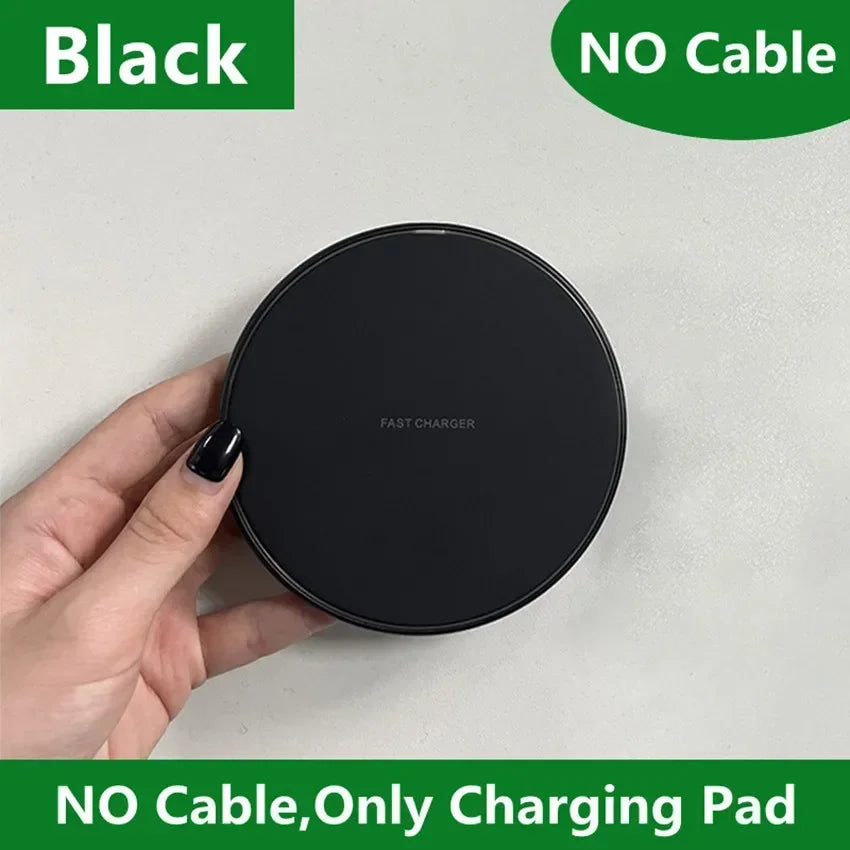 Fast Wireless Charging Pad – Stand for iPhone & Samsung