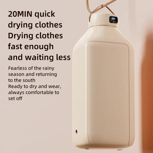 Portable Foldable Electric Mini Dryer – Fast, Low-Noise Clothing Care