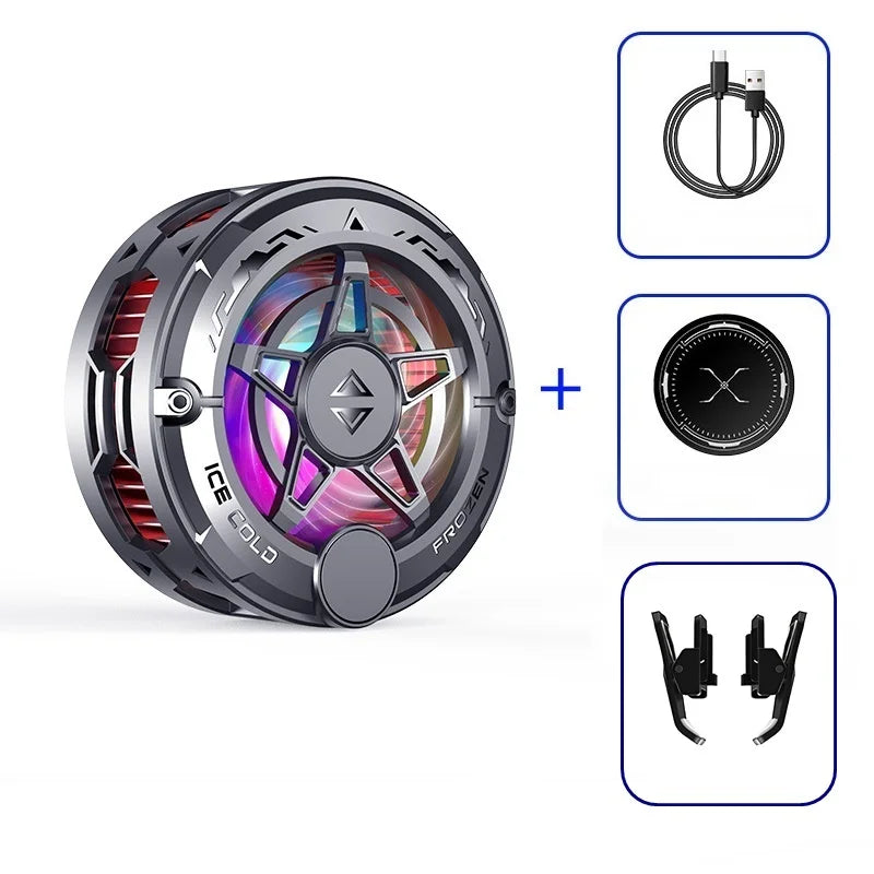 Portable K20 Semiconductor Phone Cooler – Powerful RGB Cooling for Gaming