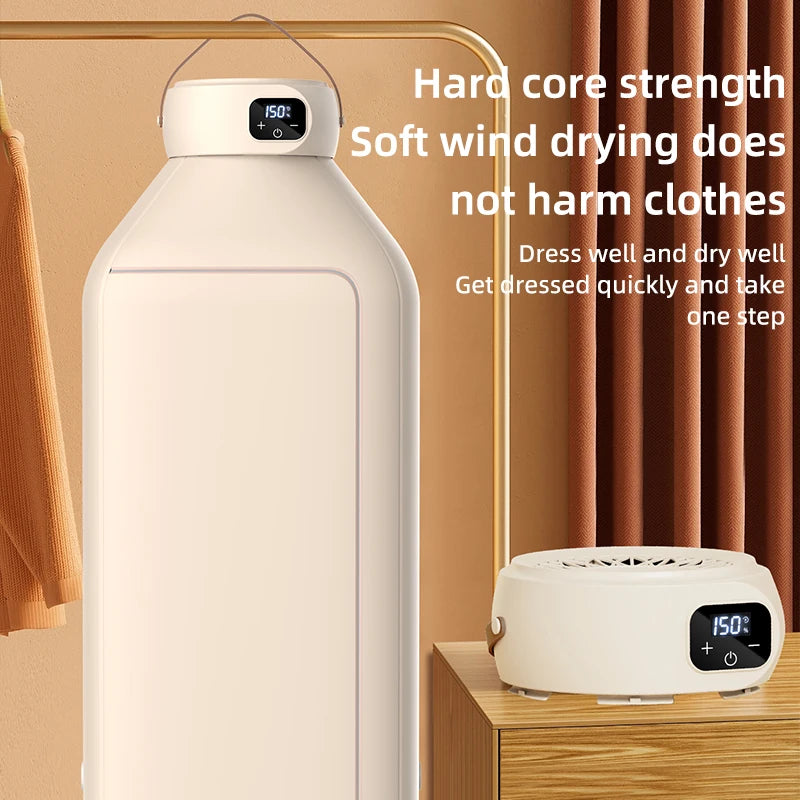 Portable Foldable Electric Mini Dryer – Fast, Low-Noise Clothing Care