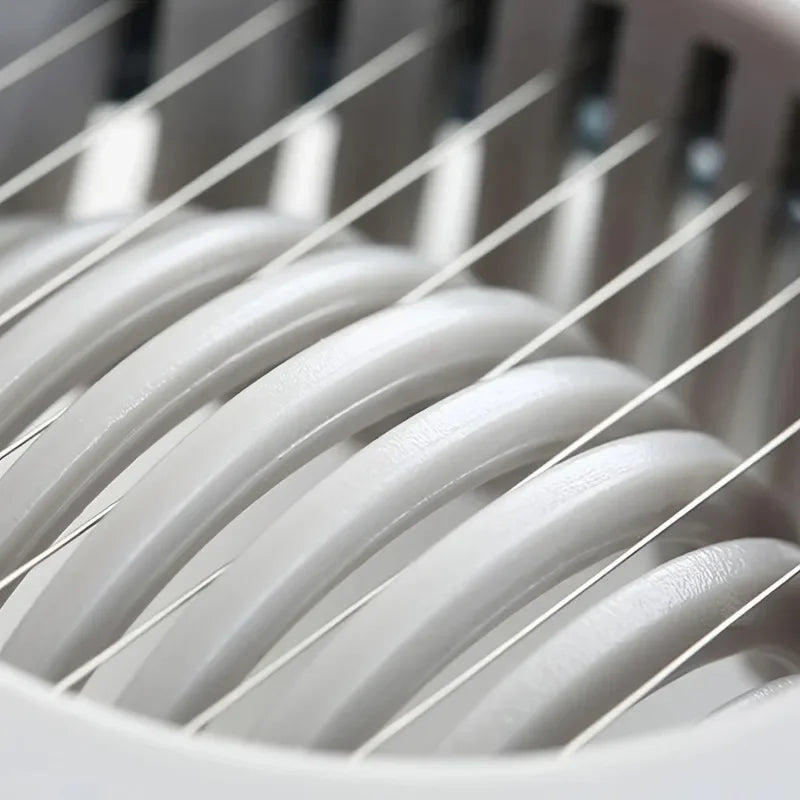 Stainless Steel Egg & Fruit Slicer – Durable Aluminum Cutter for Perfect Slices