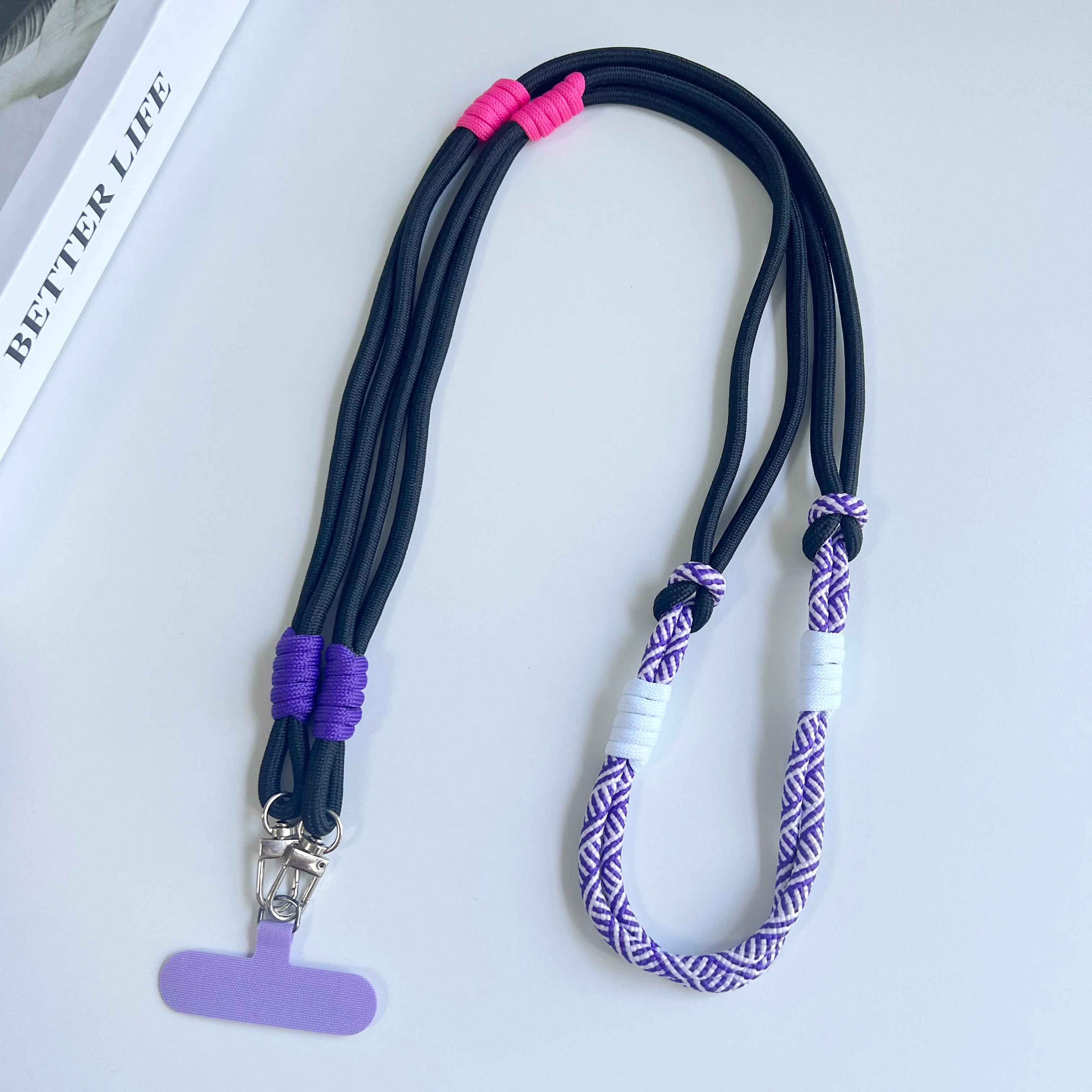 Personalized Double-Color Phone Lanyard – Universal Long Shoulder Strap