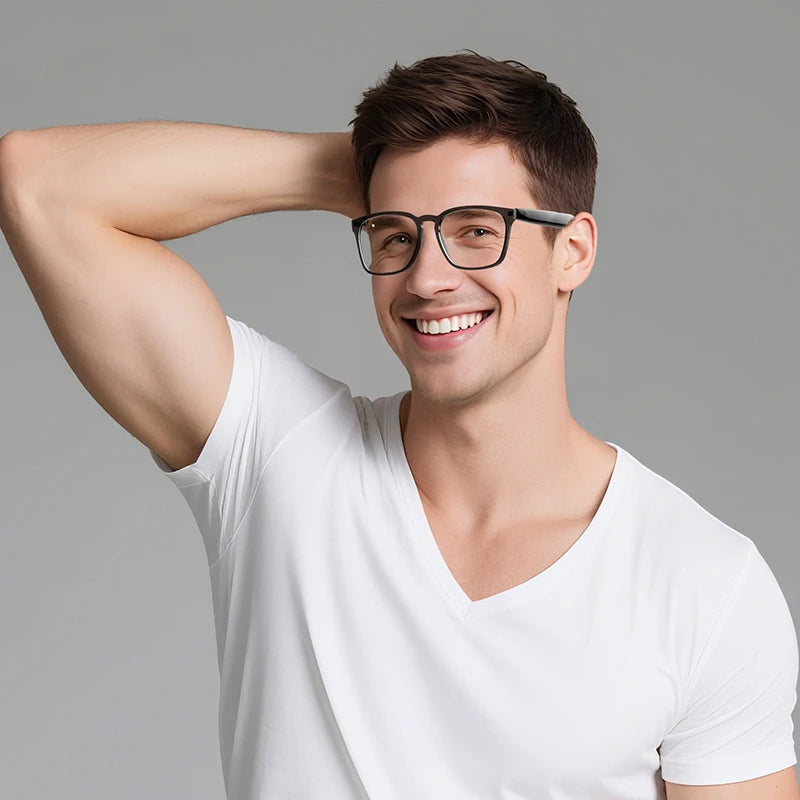 AI Translation Smart Glasses – Bluetooth Audio & Anti-Blue Driving Sunglasses