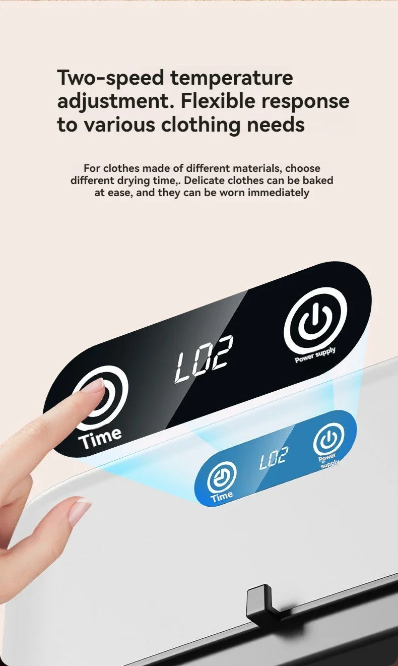 Mini Foldable Electric Dryer – Fast, Intelligent & Portable