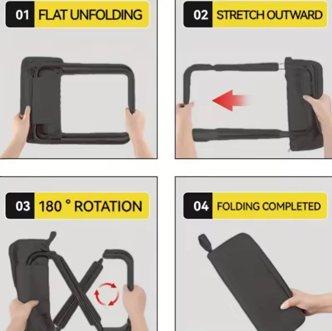 Portable multi-function outdoor lightweight and compact picnic camping folding chair, ultra-light fishing stool, travel stool