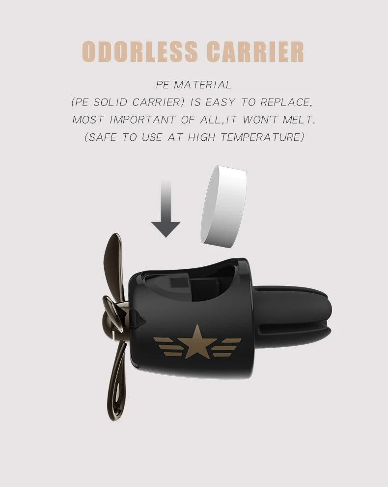Odorless DIY Bear Car Air Freshener – Pilot Ornament Vent Clip