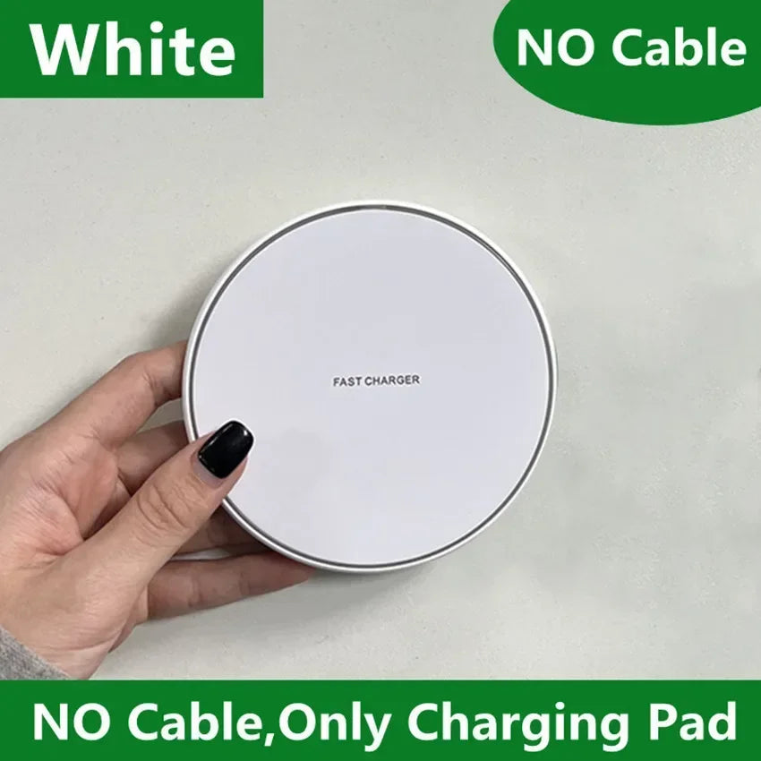 Fast Wireless Charging Pad – Stand for iPhone & Samsung