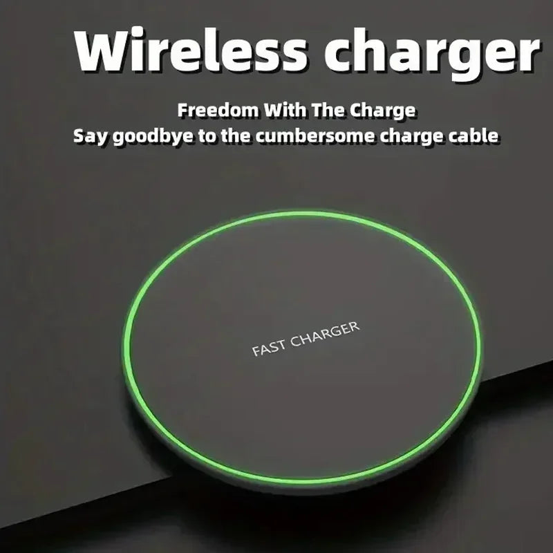 Fast Wireless Charging Pad – Stand for iPhone & Samsung