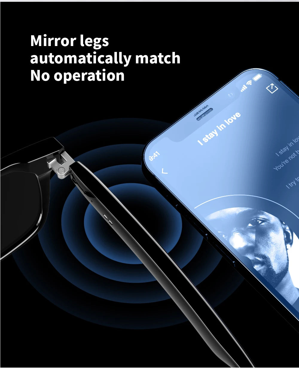 AI Smart Translation Glasses – Polarized Bluetooth Driving Sunglasses