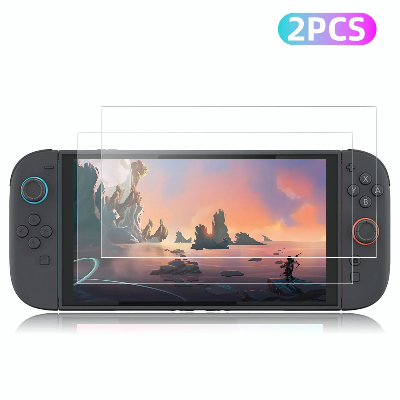 Tempered Glass Screen Protector for Nintendo Switch 2 (2025) – HD Clear & Anti-Scratch