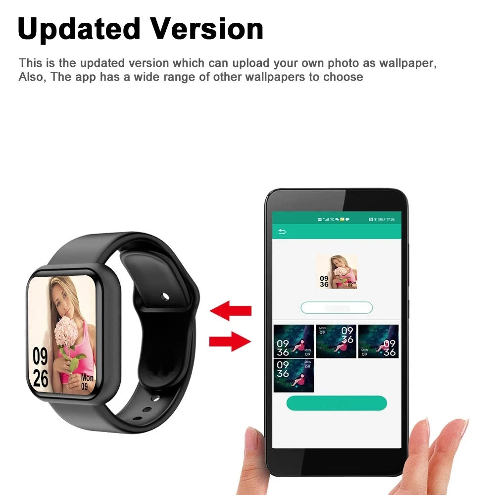 Smartwatch for Men & Women – Fitness, Messages & Activity Tracker