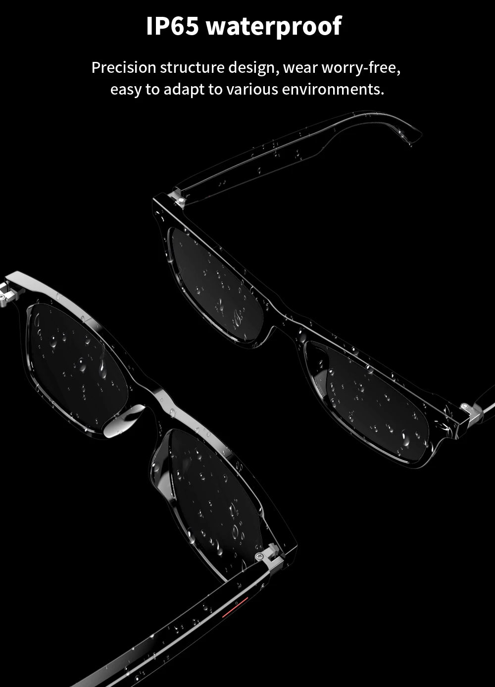 AI Smart Translation Glasses – Polarized Bluetooth Driving Sunglasses