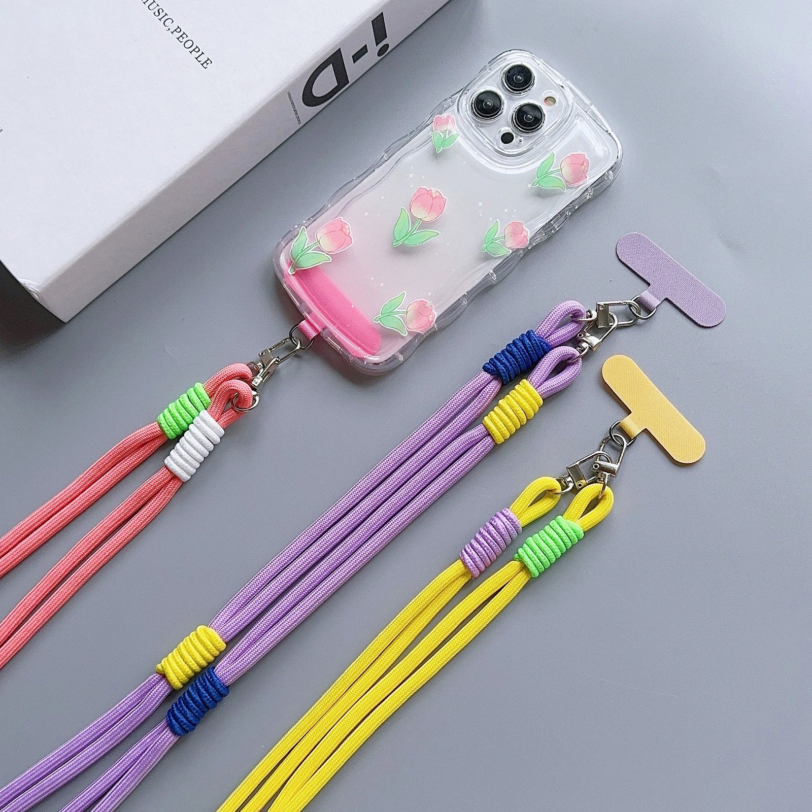 Personalized Double-Color Phone Lanyard – Universal Long Shoulder Strap