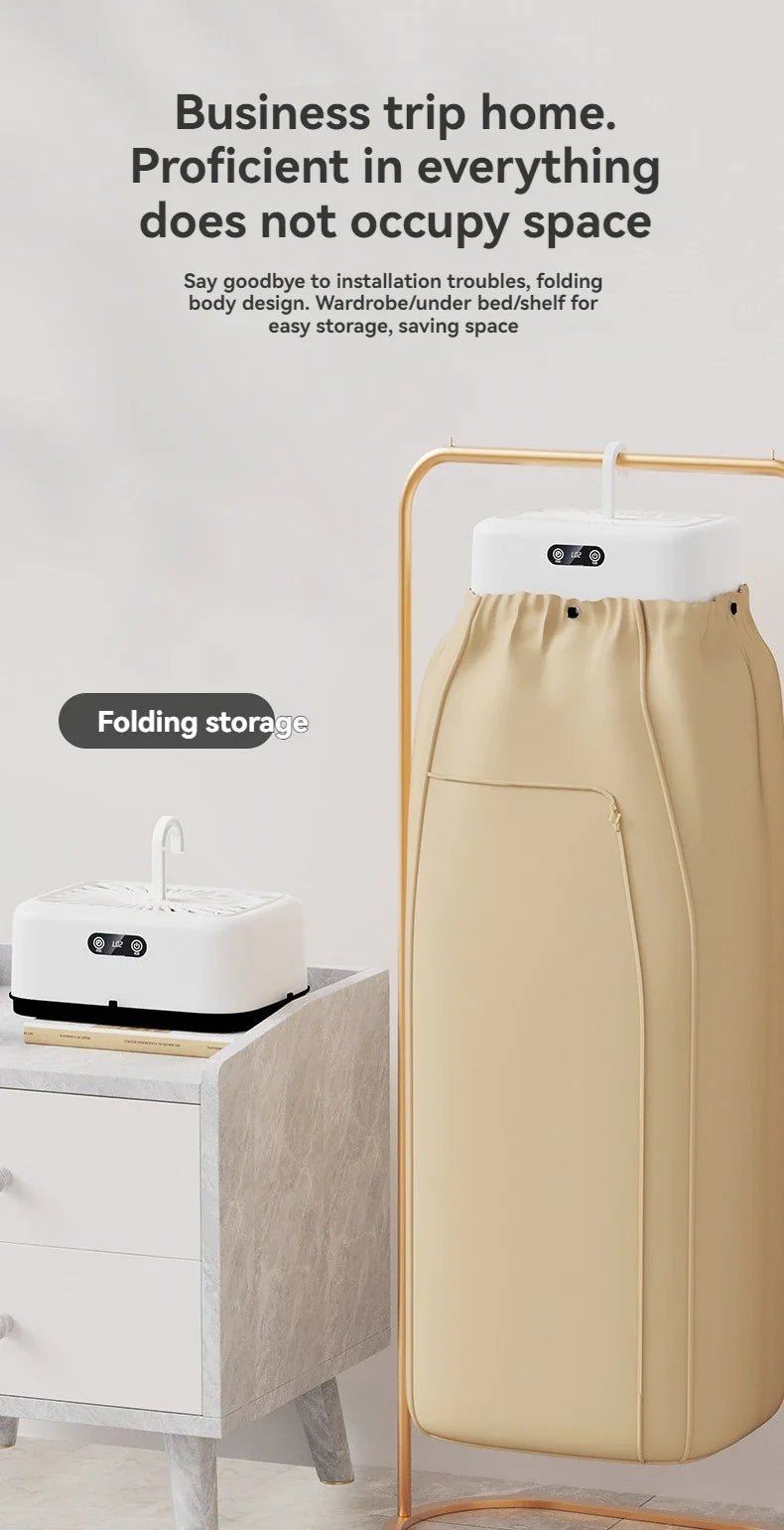 Mini Foldable Electric Dryer – Fast, Intelligent & Portable