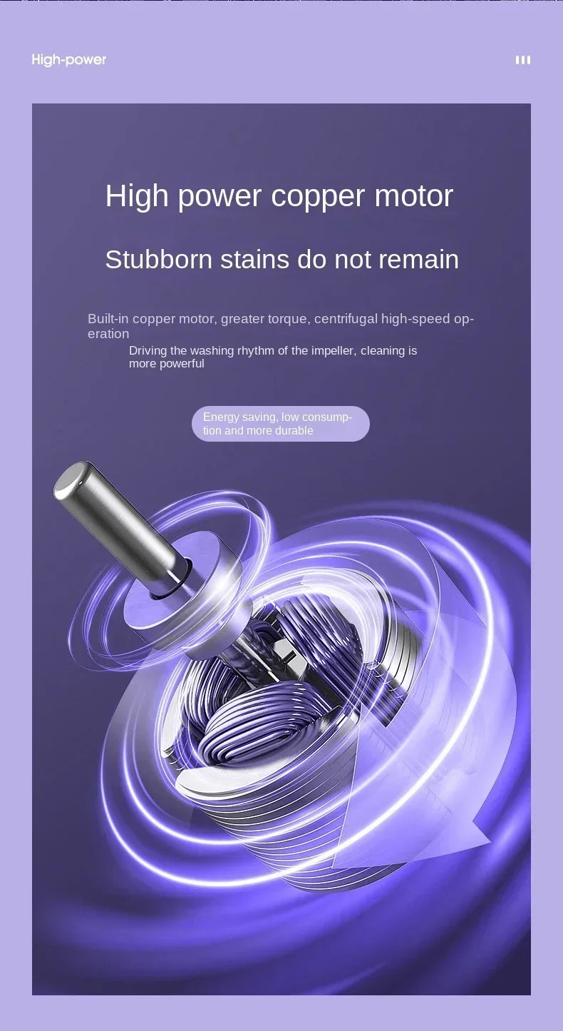 Portable 8L Mini Foldable Washing Machine – Lightweight Spin Dryer for Socks & Underwear