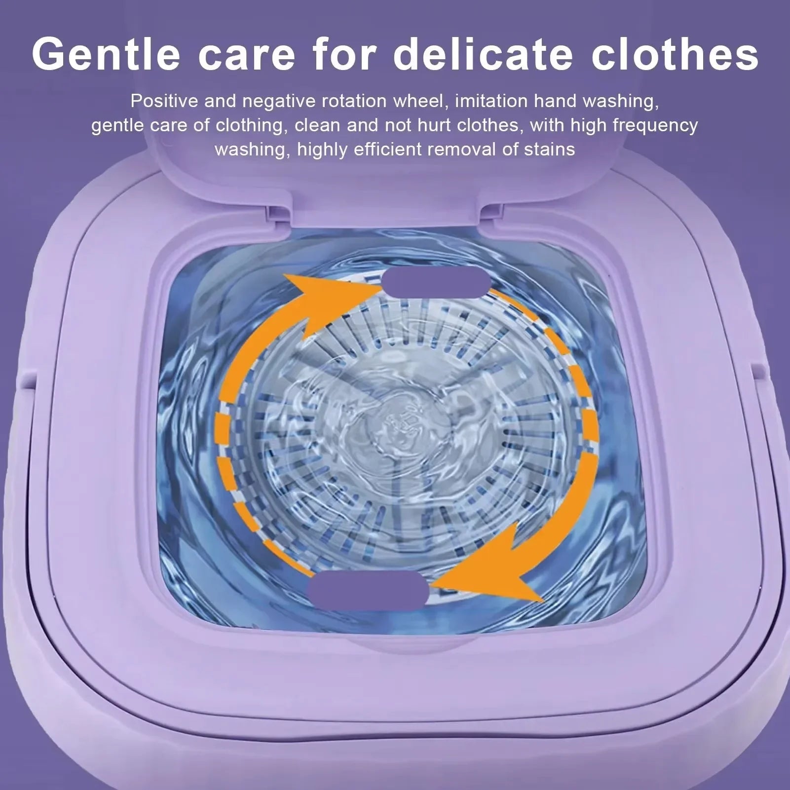 Portable 8L Mini Foldable Washing Machine – Lightweight Spin Dryer for Socks & Underwear