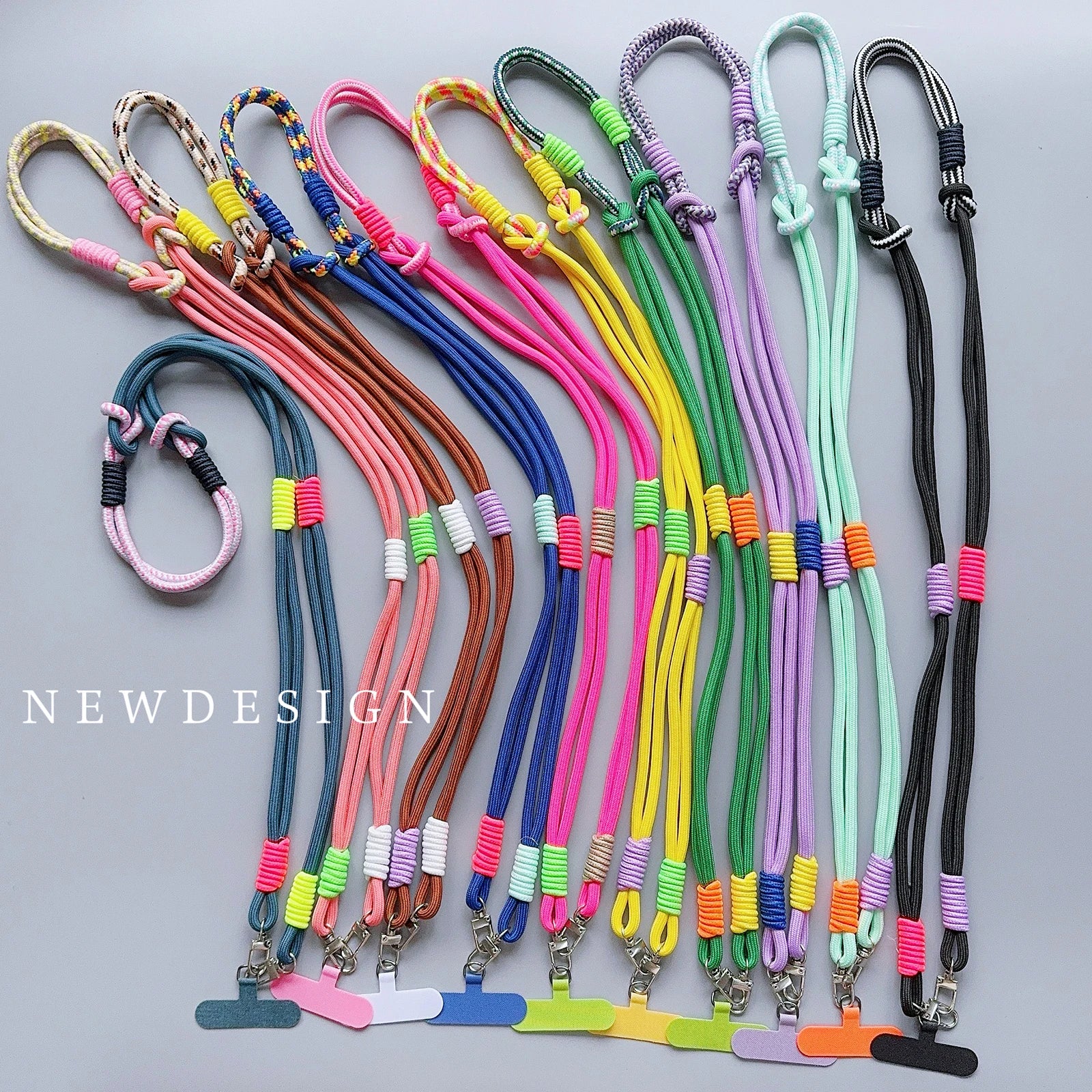 Personalized Double-Color Phone Lanyard – Universal Long Shoulder Strap