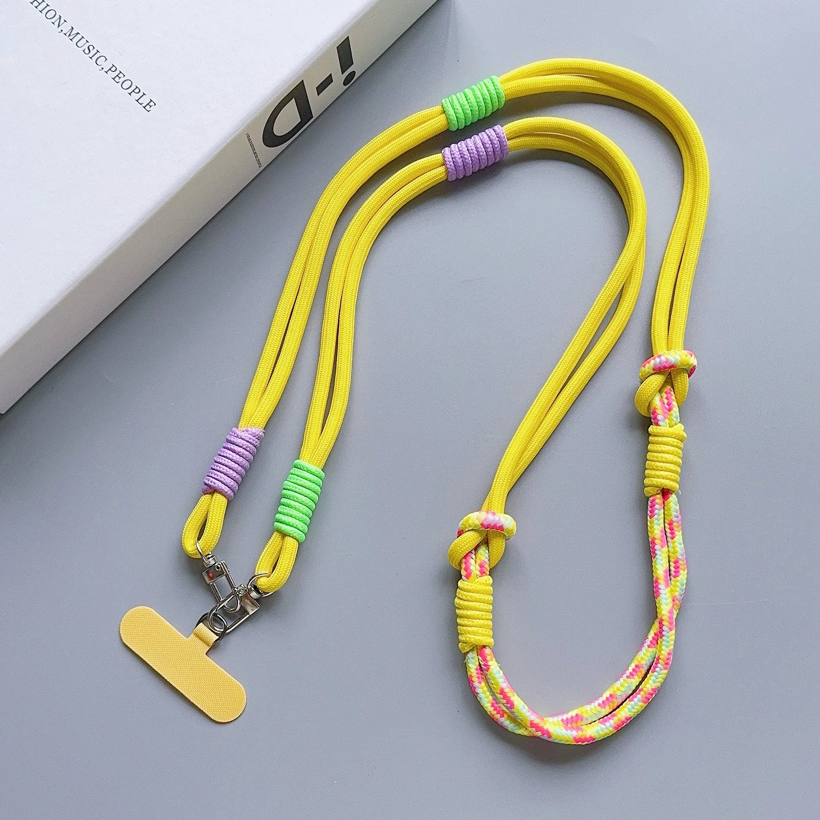 Personalized Double-Color Phone Lanyard – Universal Long Shoulder Strap